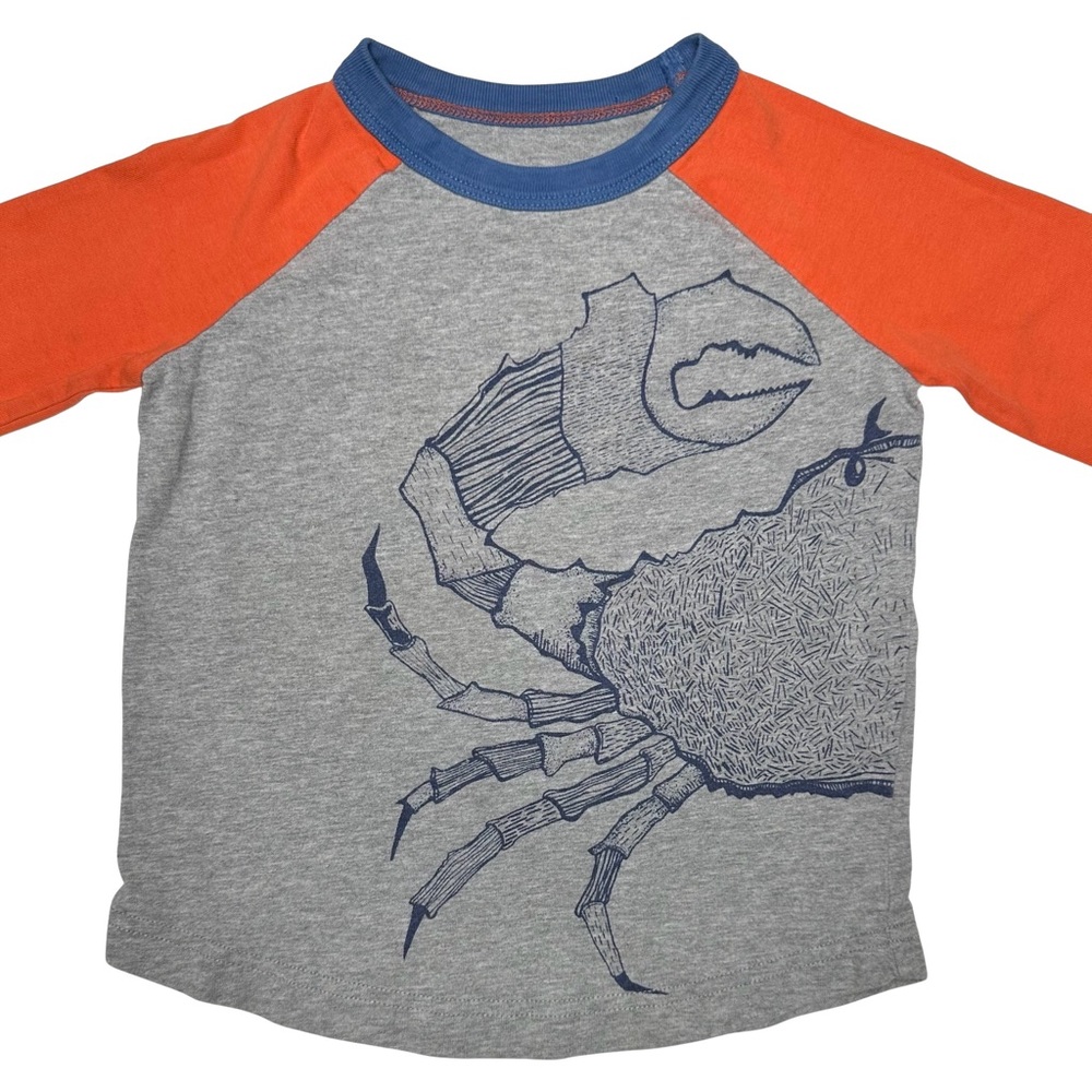 Mini Boden‎ Crab Raglan Top - Picture 2 of 6